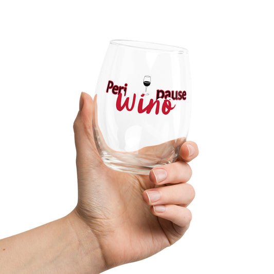 Peri-Wino-Pause Stemless Wine Glass