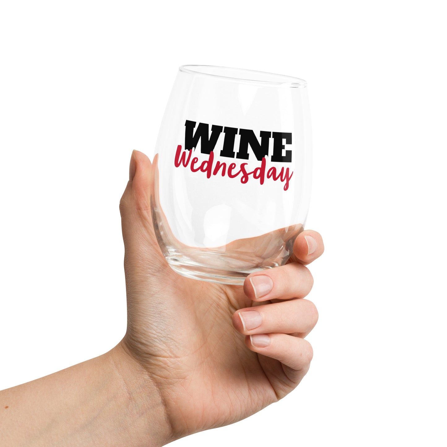 Wine Wednesday Stemless Wine Glass