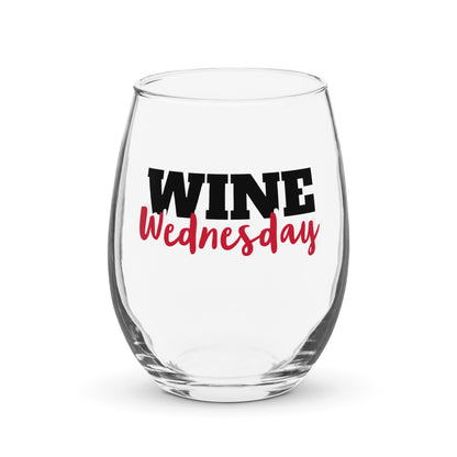 Wine Wednesday Stemless Wine Glass