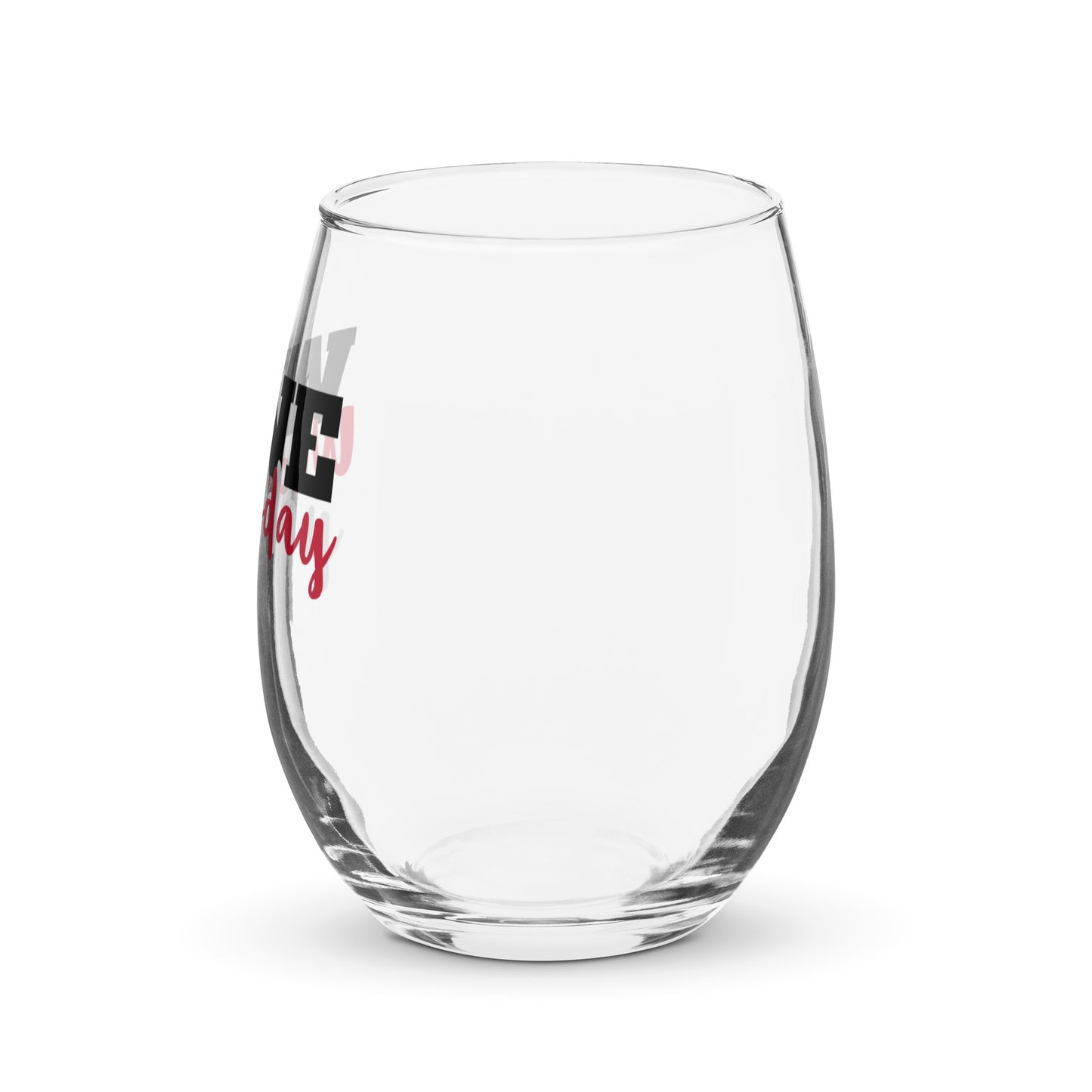 Wine Wednesday Stemless Wine Glass